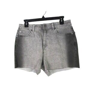 Jean Shorts Women Gray 10/30 INC Side Ombre Button Cotton Poly NWT 32-542,543